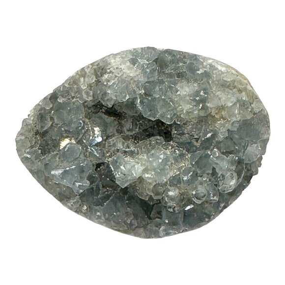 Azure Blue Celestite Raw Geode Egg Tranquility Harmony Madagascar Mystical - Picture 7 of 10